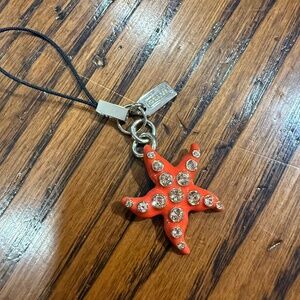 Coach Starfish Crystal Charm/Phone Charm/Bag Charm